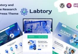 Labtory Laboratory and Science Research WordPress Theme Nulled Free Download