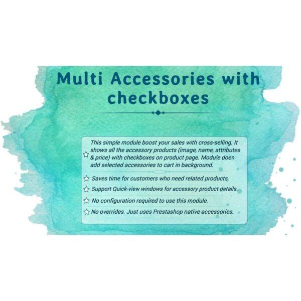 Multi Accessories with Checkboxes Prestashop Nulled Free Download