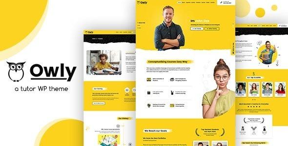 Owly Tutor, Training WordPress, elearning Theme Nulled Free Download