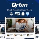 Qrten Block-Based WordPress Theme for Blog & Magazine Nulled Free Download