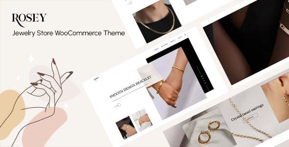 Rosey Jewelry Store WooCommerce Theme Nulled Free Download