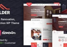 Shelder Roofing Services WordPress Theme + RTL Nulled Free Download