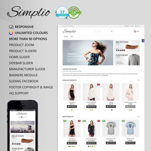 Simplio PrestaShop Template Nulled Free Download