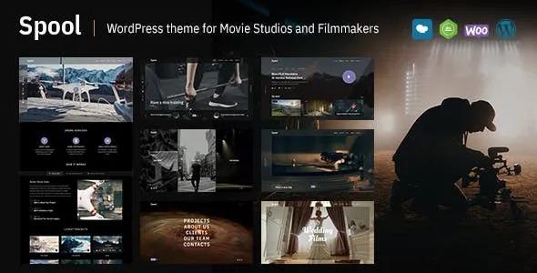 Spool Movie Studios and Filmmakers WordPress Theme Nulled Free Download