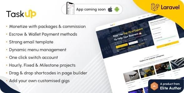 Taskup A Freelance and Service Finder Marketplace Nulled Free Download