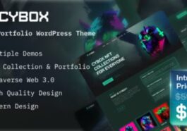 Cybox NFT PortFolio WordPress Theme Nulled Free Download