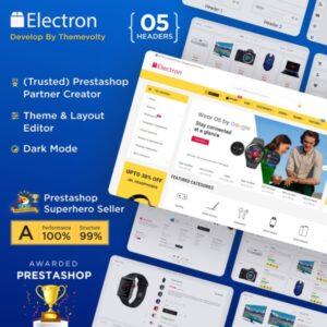 Electron Mega Electronic Super Store Template Prestashop Nulled Free Download