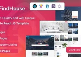 FindHouse Real Estate React JS Template Nulled Free Download