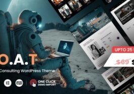 G.O.A.T Business Agency WordPress Theme Nulled Free Download