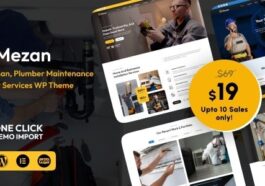 Mezon Plumber, Handyman Services WordPress Theme Nulled Free Download