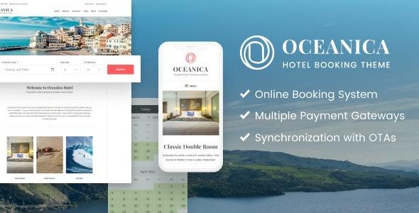 Oceanica WordPress Hotel Booking Theme Nulled Free Download