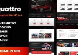 Quattro Auto Booking & Automotive Nulled Free Download