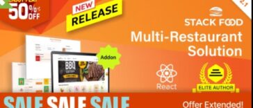 StackFood React User Website Nulled Free Download