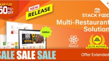 StackFood React User Website Nulled Free Download