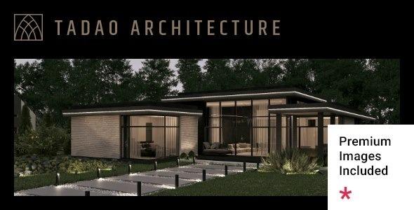 Tadao Architecture and Interior Design Theme Nulled Free Download