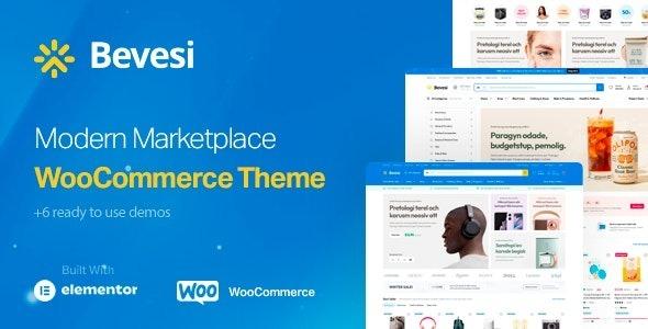 Bevesi Multi-Vendor and Marketplace WooCommerce Theme Nulled Free Download