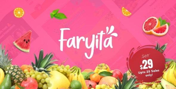 Faryita Organic Juice & Health Drinks WordPress Theme Nulled Free Download