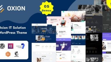 Oxion IT Solutions and Services WordPress Theme Nulled Free Download