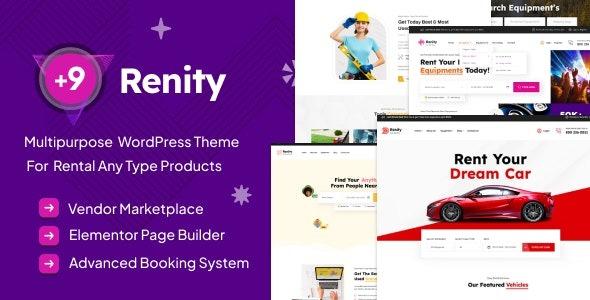 Renity Multipurpose Rental Marketplace Nulled Free Download