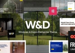 W&D Windows & Doors Company WordPress Theme Nulled Free Download