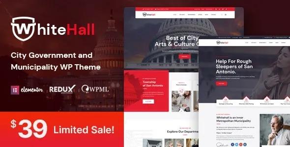 White Hall Municipal and Government WordPress Theme Nulled Free Download