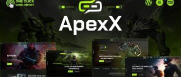 ApexX Esports & Gaming WordPress Theme Nulled Free Download