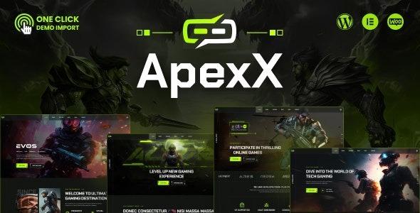 ApexX Esports & Gaming WordPress Theme Nulled Free Download