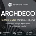 Archdeco Architecture & Interior Design Agency Portfolio WordPress Theme Nulled Free Download