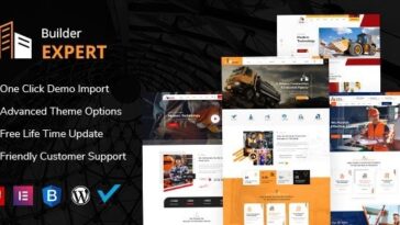 Builder Expert Construction and Architecture WordPress Theme Nulled Free Download