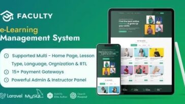 Faculty LMS Learning Management System – AI Powered SaaS Nulled Free Download