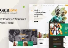 Gainlove Nonprofit WordPress Theme Nulled Free Download