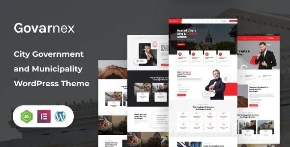 Govarnex City Government and Municipality WordPress Theme Nulled Free Download