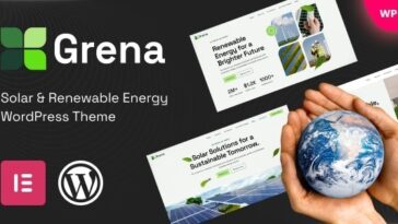 Grena Solar & Renewable Energy WordPress Theme Nulled Free Download