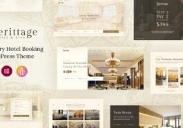 Herittage Hotel Booking WordPress Theme Nulled Free Download