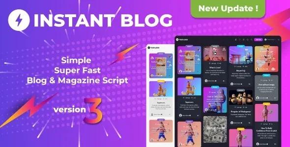 Instant Blog Facebook Instant Articles Blog, Google AMP Nulled Free Download