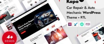 Kapa Car Repair & Auto Services WordPress Theme Nulled Free Download