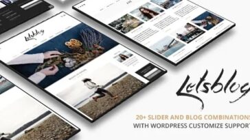 Lets Blog WordPress Theme Nulled Free Download