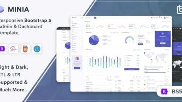 Minia Bootstrap 5 Admin & Dashboard Template Nulled Free Download