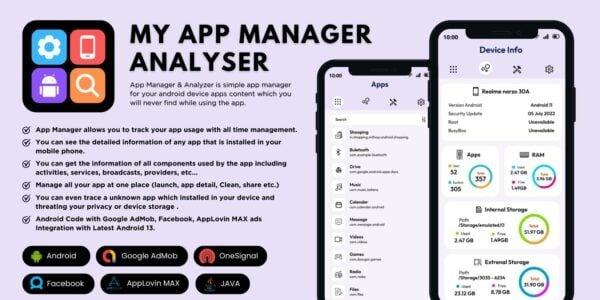 My App Manager Analyser Android Nulled Free Download