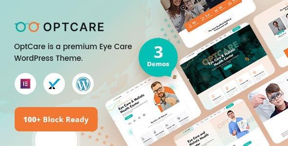 Optcare Eye Care WordPress Theme + RTL Nulled Free Download
