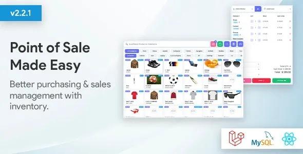 POS Ultimate POS system with Inventory Management System – Point of Sales – React JS – Laravel POS Nulled Free Download