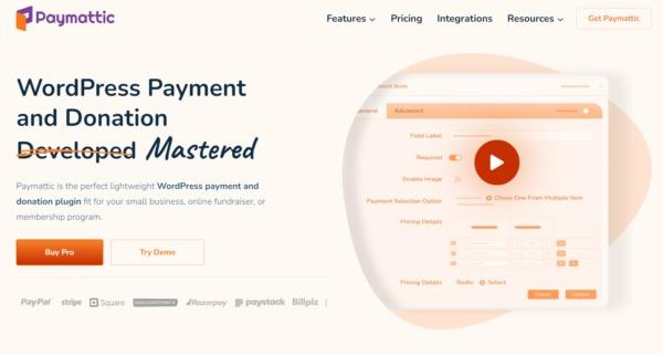 Paymattic Pro WordPress Payment and Donation Nulled Free Download