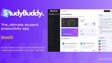 StudyBuddy SaaS Collaborative Student Productivity Tool Nulled Free Download