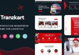 Tranzkart Transportation WordPress Theme for Logistics Nulled Free Download