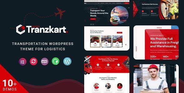 Tranzkart Transportation WordPress Theme for Logistics Nulled Free Download