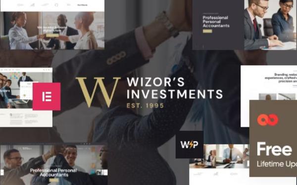 Wizor’s Investments & Business Consulting Insurance WordPress Theme Nulled Free Download