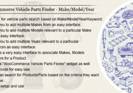 WooCommerce Vehicle Parts Finder Make Model Year Nulled Free Download