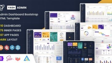 YashAdmin Admin Dashboard Bootstrap HTML Template Nulled Free Download