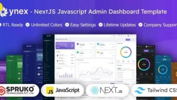 Ynex NextJS Tailwind CSS Admin Dashboard Template Nulled Free Download