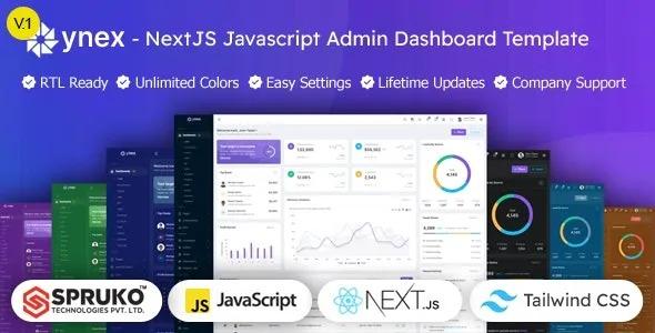 Ynex NextJS Tailwind CSS Admin Dashboard Template Nulled Free Download